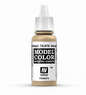 Vallejo 70819 Model Color 124 Iraqui Sand 17ml