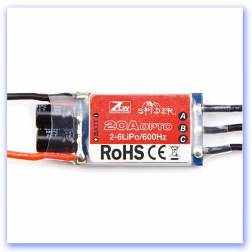 Spider 20A Opto Small ESC (2-6 Cells)