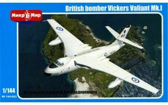 MikroMir Vickers Valiant Mark I - 1:144 scale kit