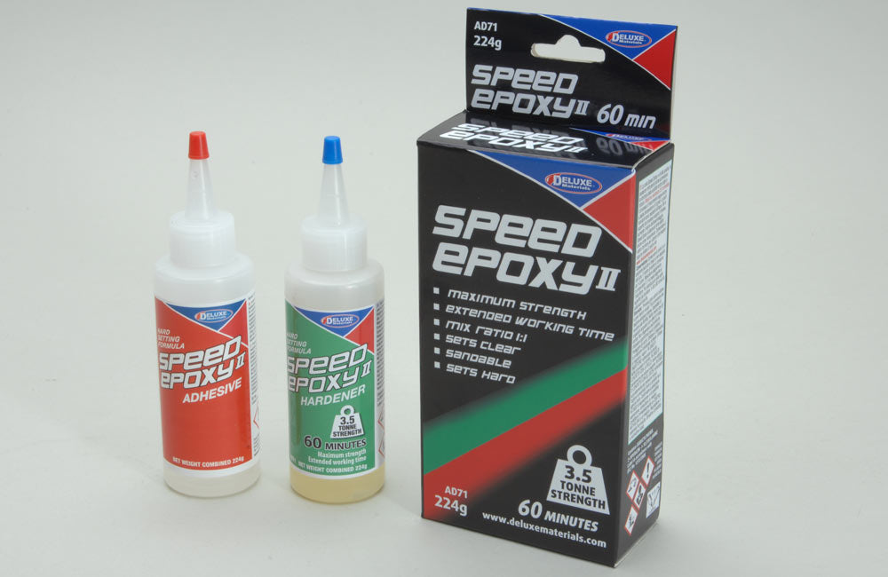 Deluxe Speed Epoxy II 60Min 3.5 Tonne 224g (8oz) AD71