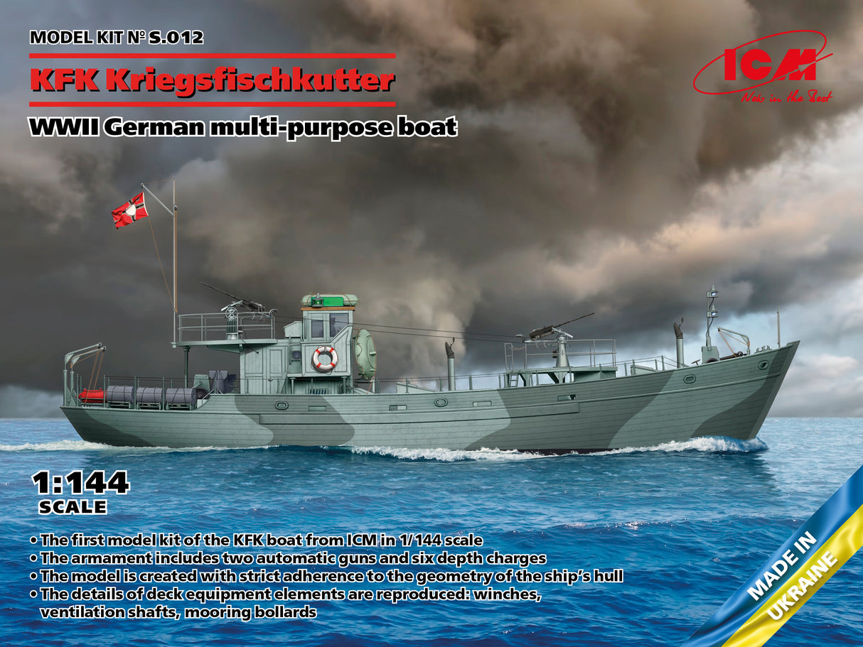 ICM 1/144 KFK Kriegsfischkutter kit S012