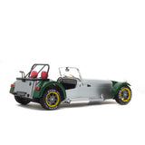 1:18 1989 LOTUS SEVEN - ALUMINIUM BODY & GREEN NOSE