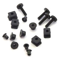 SAVOX RUBBER SPACER SET FOR STD SERVOS INSTALLED IN CARS.