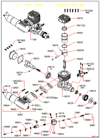 Spare Parts: Engine Spares: SC Engines – Sussex Model Centre