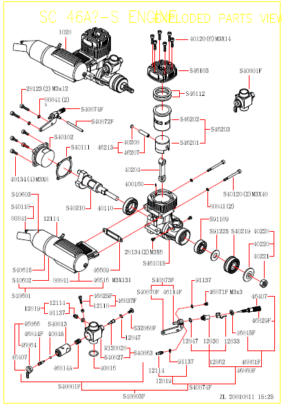 Sc52 Engine SC Engines – Sussex Model Centre