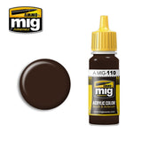 Ammo Mig Jimenez Acrylic 17ml Paint SCC 1A (BRITISH BROWN 1941-42)