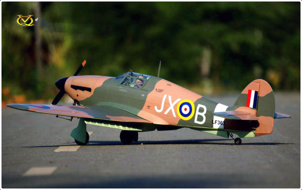 Hawker Hurricane 63 inch Wingspan ARF