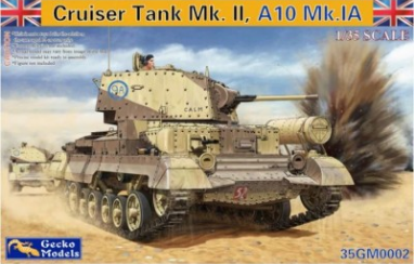 GECKO 35GM0002 1/35.Cruiser Tank Mk. IIA A10 Mk. IA
