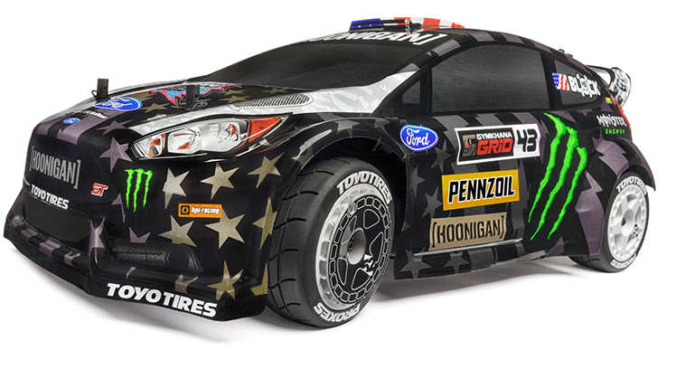 HPI WR8 Flux Ken Block Gymkhana Ford Fiesta