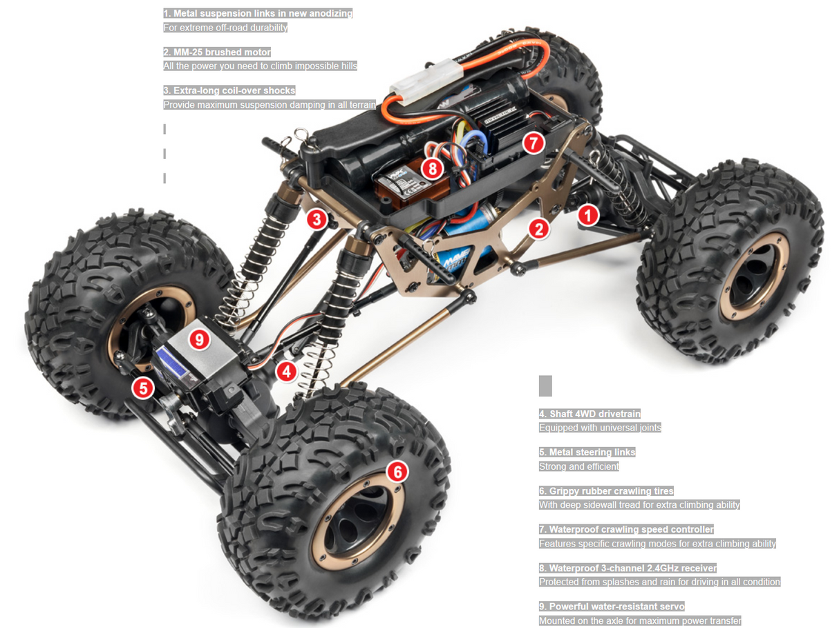 Maverick Scout RC Rock Crawler