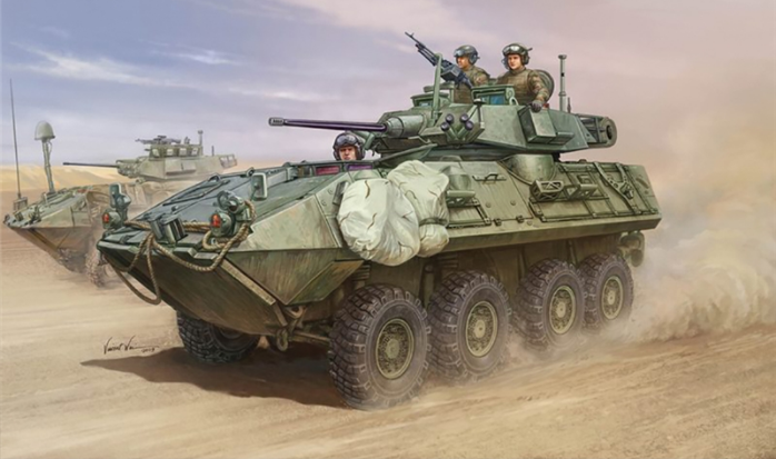 Plastic Kit Trumpeter LAV-A2 8X8 wheeled armoured vehicle