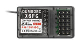 DUMBORC X6FG 2.4G 6CH Receiver with Gyro for RC X6 Transmitter