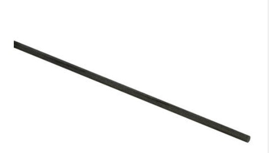 Carbon Fibre Round Rod 2.0mm x 1.5mm long