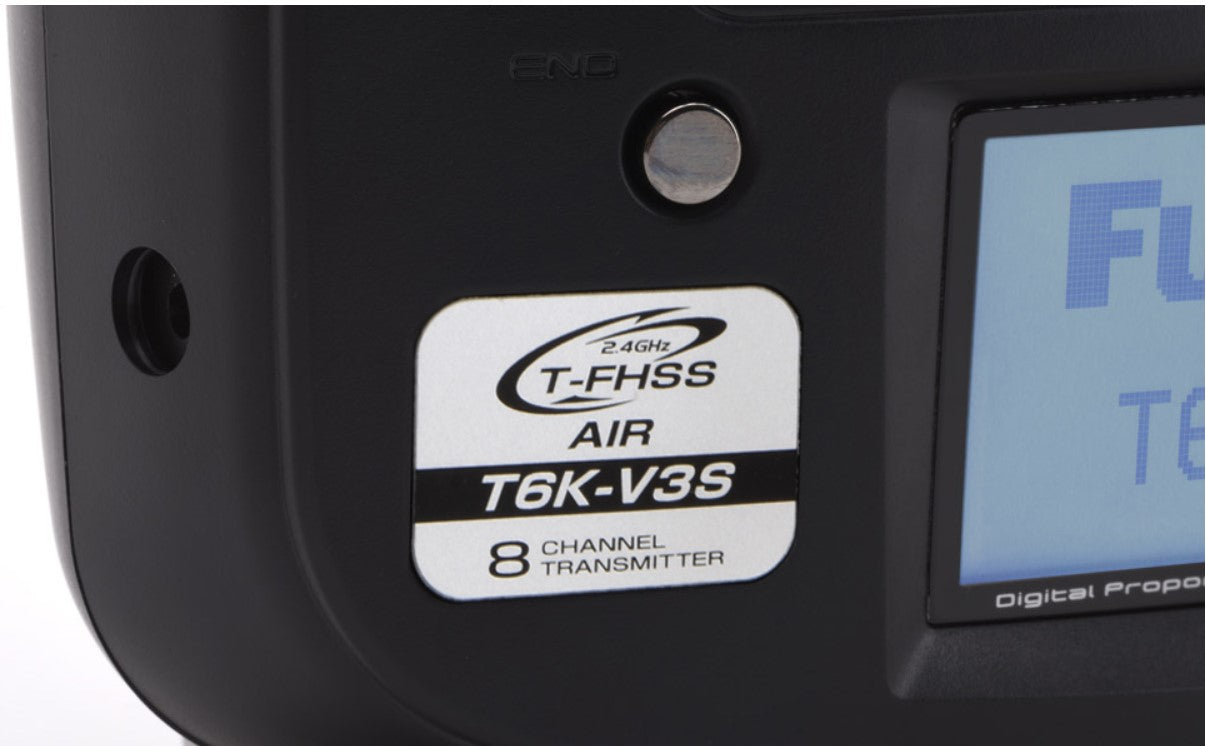 Futaba T6K V3 - 8 Channel 2.4GHz T-FHSS (Dry) & R3008SB Combo (Mode 1) SECOND HAND - NOT USED