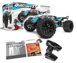 Maverick Quantum+XT Flux Ready to Run BrushlessStadium Truck - Blue/Grey