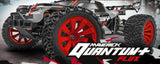 Maverick Quantum+XT Flux Ready to Run BrushlessStadium Truck - Red/Grey