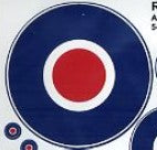 Becc RAF Roundels Type C 125mm Pair RAF05