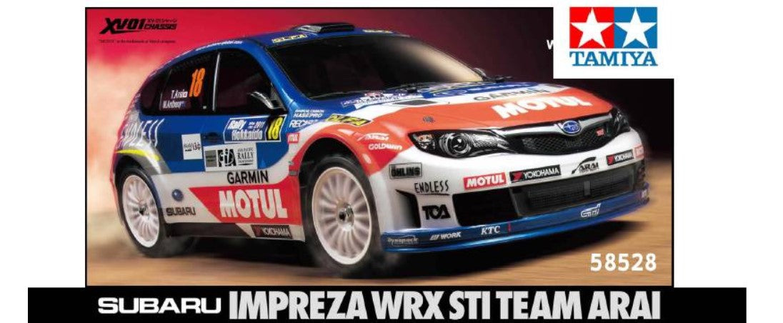 Tamiya SUBARU IMPREZA WRX STI ARAI Team (XV-01 chassis) Kit