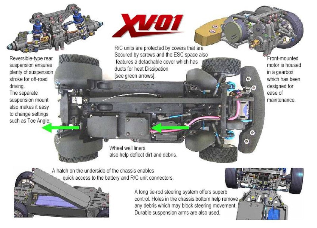 Tamiya SUBARU IMPREZA WRX STI ARAI Team (XV-01 chassis) Kit