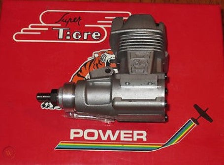 Super Tigre G 75 ring engine includes swing muffler - NEW - 1 ONLY