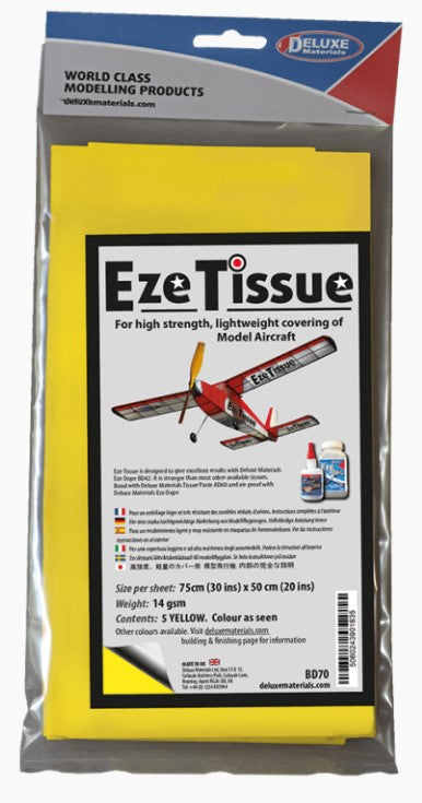 Deluxe Eze Tissue (Yellow) (5 sheets per pack) (BD70)