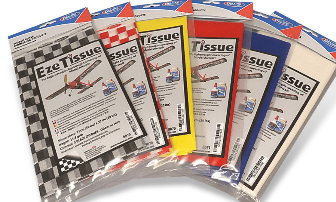 Deluxe Eze Tissue (black chequer (5 sheets per pack) (BD75)