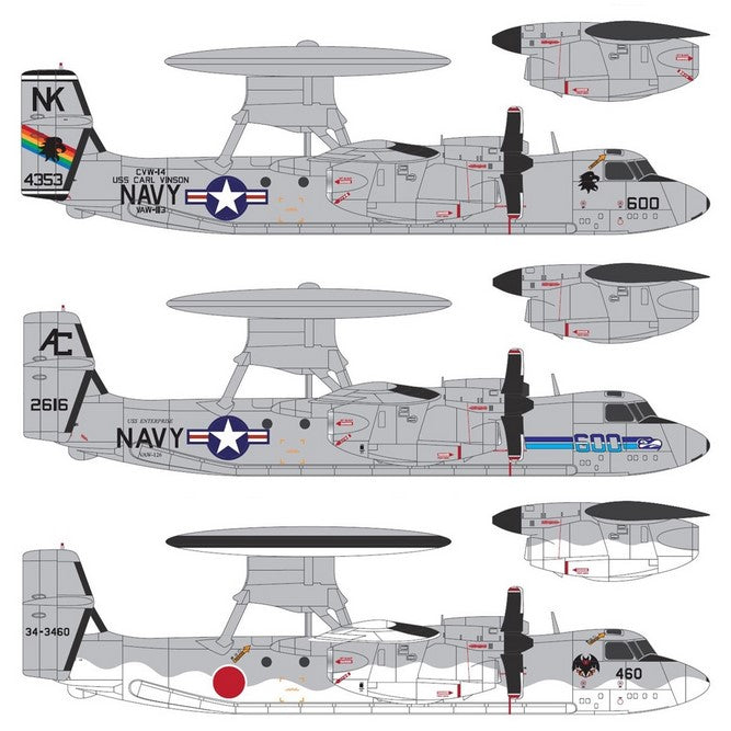 Academy 1/144 USN E-2C VAW-113 Black Eagles 12623