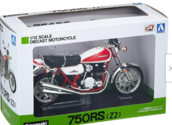 Aoshima 1/12 Scale - Kawasaki 750-rs z2 Diecast 105955