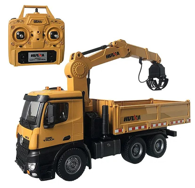 HUINA 1:14 RC TIMBER GRAB DUMP TRUCK 2.4G