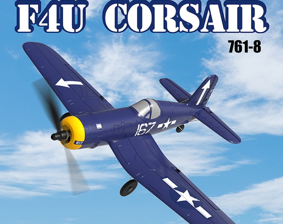 VOLANTEX CORSAIR F4U 4CH V2 400MM BRUSHED with GYRO EPP RTF