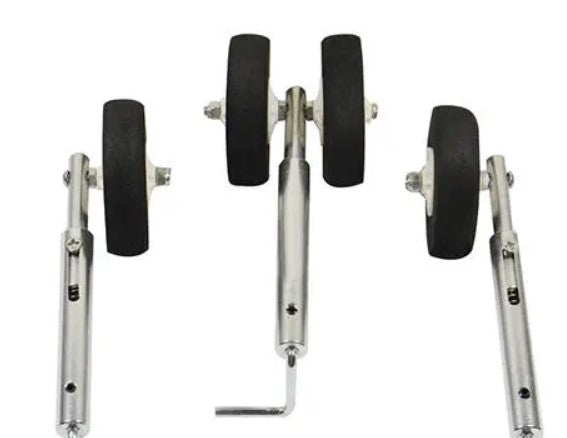 Foam Wheels with plastic hub and oleo legs - set of 3