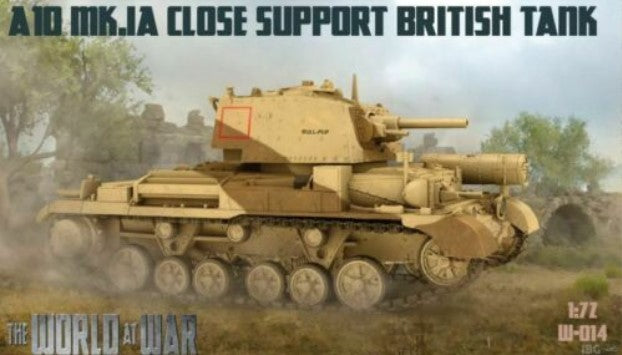 IBG WOLRD AT WAR 1/72 BRITISH A10 CS CLOSE SUPPORT TANK KIT