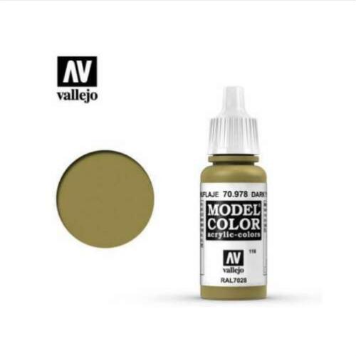 Vallejo 17ml Model Color - Dark Yellow  70978