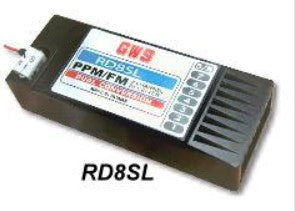 GWS 8 Channel 35Mhz Receiver  RD8SL Dual conversion