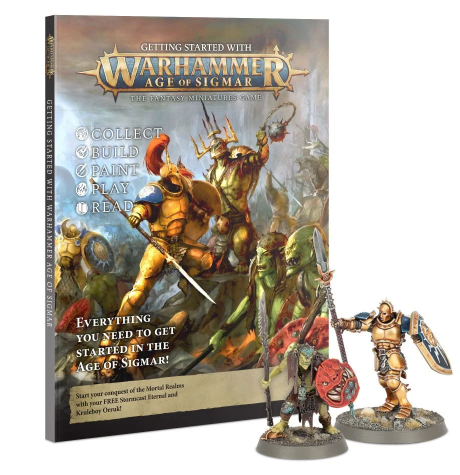 Getting Started With Warhammer Age of Sigmar (Stormcast Eternal and Kruleboy Oruk not included)