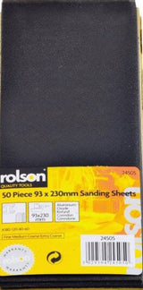 Sanding Paper -  Sheets 93 x 230mm (50pieces)