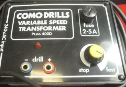 MFA/Como Drills 400D Variable Speed Transformer 9V