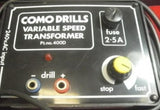 MFA/Como Drills 400D Variable Speed Transformer 9V