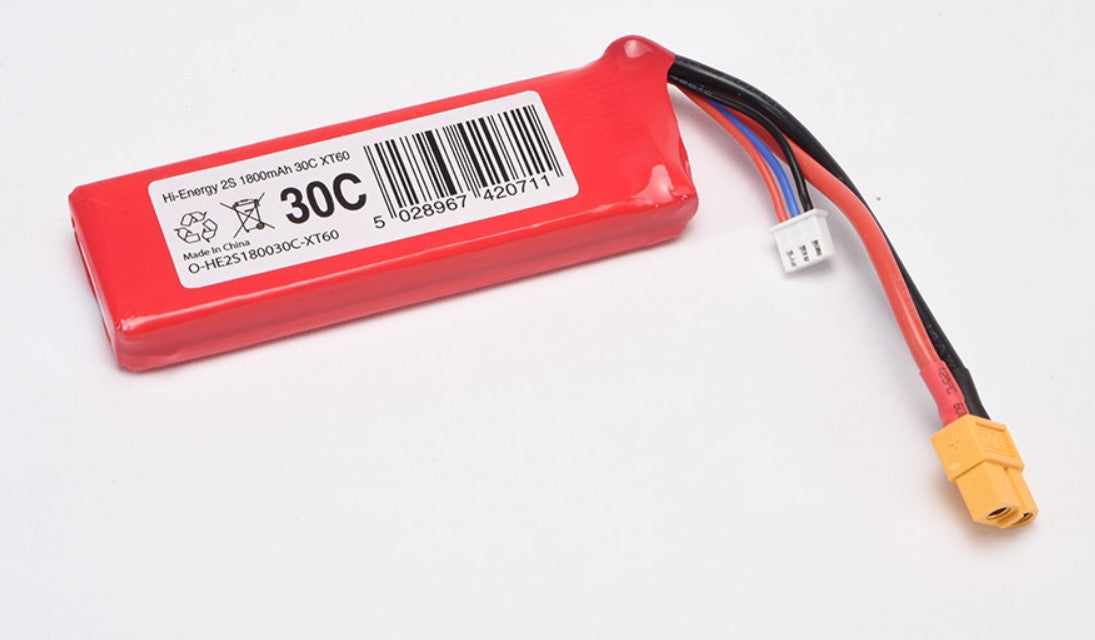 Hi-Energy 2S 1800mAh 30C XT60 Connector