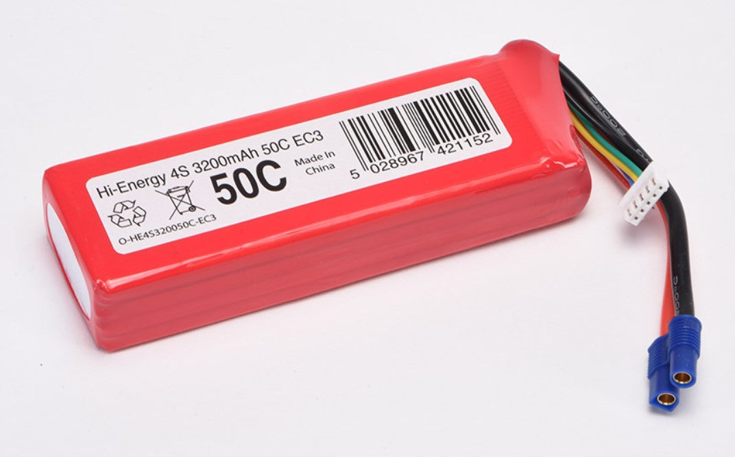 Hi-Energy Extreme 4S 3200mAh 50C EC3 Connector