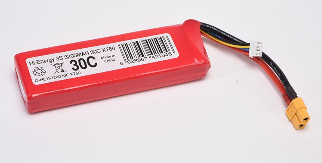 Hi-Energy 3S 3200mAh 30C XT60 Connector