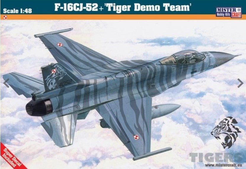 Mister Craft 1:48 F-16CJ-52 Tiger Demo Team kit