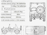 FMS SUZUKI JIMNY 1970 1/6TH SCALER Ready to Run