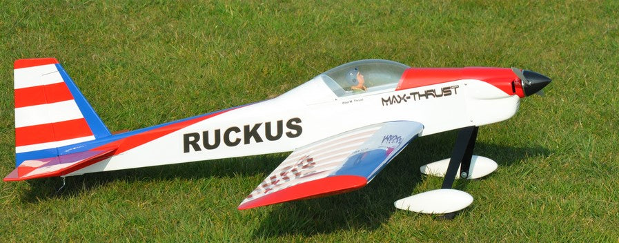 Max Thrust Pro-Built Balsa Ruckus Kit CHIPPY - Can be finished for  IC or Electric