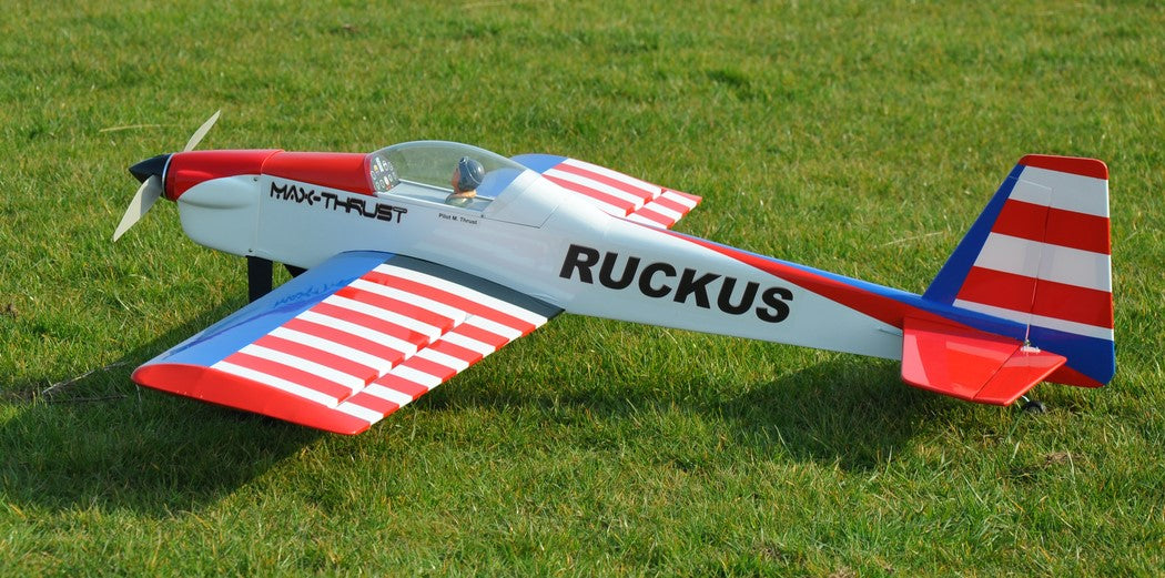 Max Thrust Pro-Built Balsa Ruckus Kit CHIPPY - Can be finished for  IC or Electric