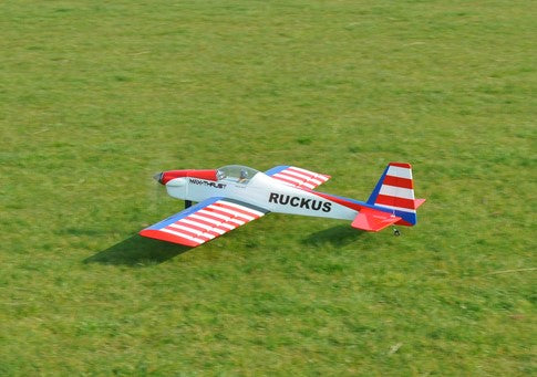 Max Thrust Pro-Built Balsa Ruckus Kit CHIPPY - Can be finished for  IC or Electric