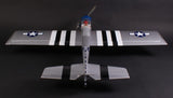 Max Thrust Pro-Built Balsa Ruckus Kit P51 - Can be finished for  IC or Electric