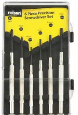 Rolson 6pc Precision Screwdriver Set