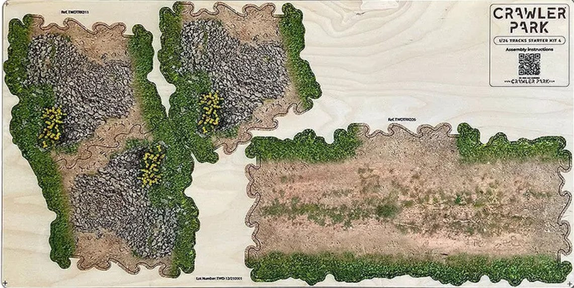 TOYSWD STARTER KIT CIRCUIT RC CRAWLER PARK 1/24