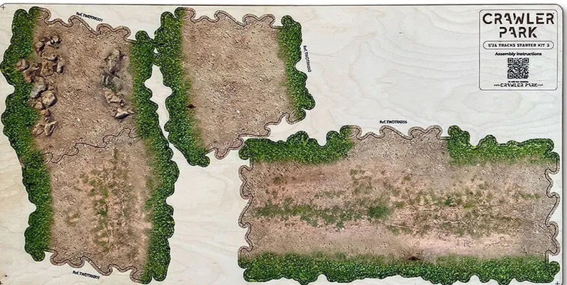 TOYSWD STARTER KIT CIRCUIT RC CRAWLER PARK 1/24